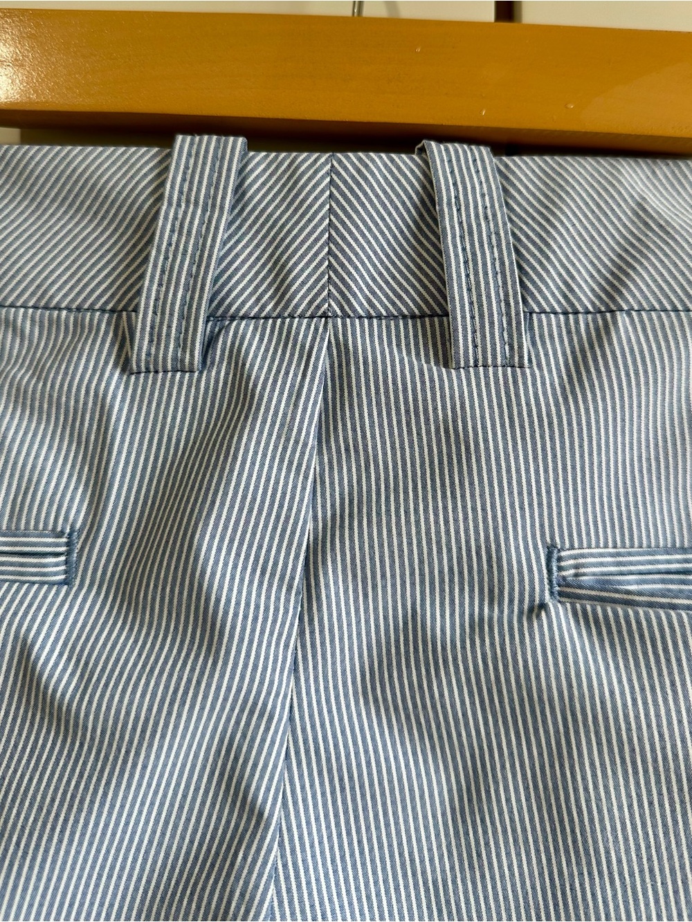 Abacus Women’s Performance Shorts Size 12 blue white pinstripe tech golf - Picture 7 of 13